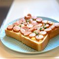 かっちゃん杉's cooksnap of when they made 朝食に♪マヨとオリーブオイルのトースト2.
