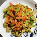 mi_co22's cooksnap of when they made 豚肉とキャベツのカレー粉野菜炒め♪簡単.