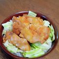 む's cooksnap of when they made ランチに☆鶏もも肉のコチュマヨ丼.