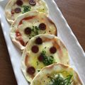 Etsu☆ko's cooksnap of when they made 餃子の皮×とろけるチーズでミニおつまみ.