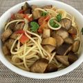 えびピー's cooksnap of when they made 茄子とプチトマトのパスタ.