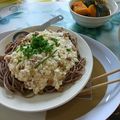 クックCJ2ZP6☆'s cooksnap of when they made オリーブオイル納豆豆腐そば.