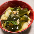 クックQT23CK☆'s cooksnap of when they made 生ワカメと白菜の餡掛け丼♪ワカメ大量消費.