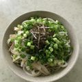 Ruriluru's cooksnap of when they made ぶっかけとろろ素麺.