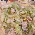 noahmama's cooksnap of when they made 鶏肉とキャベツの簡単☆レモンクリーム煮.