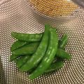 あり太郎☆'s cooksnap of when they made スナップえんどう、絹さやの冷凍保存方法.
