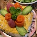 まーちゃんとみーくん's cooksnap of when they made 簡単☆父の日や記念日などに✿ケーキ寿司✿.