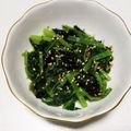 もぐ・ω・くま's cooksnap of when they made ほうれん草救済！海苔入りナムル☆作り置き.