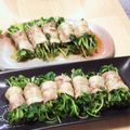 パグカップ's cooksnap of when they made 電子レンジで簡単！豆苗の豚肉巻き.