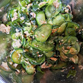 あけにゅう's cooksnap of when they made 中華風❤キュウリとワカメとツナの酢の物.