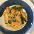 かずくん☆'s cooksnap of when they made いんげんと油揚げの卵とじ.