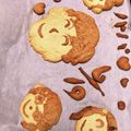 ミクロ３３'s cooksnap of when they made 父の日に　パパの顔クッキー.