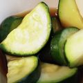 おかずさん88's cooksnap of when they made 超簡単！ズッキーニの麺つゆ漬け.