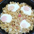 popee8's cooksnap of when they made サッポロ一番 塩カルボラー飯.