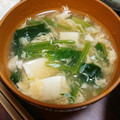 YUKIKOblue's cooksnap of when they made ほうれん草と卵と豆腐の☆とろみ汁☆.