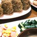 クリーピングタイム☆'s cooksnap of when they made 富山だね～！白とろろ･黒とろろおにぎり☆.