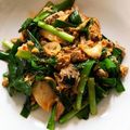 ˚✧₊⁎ゆう˚✧₊⁎'s cooksnap of when they made にら鯖缶　キムチの炒め物.