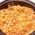 ぱるこ５５５'s cooksnap of when they made 炊飯器で★ほったらかしチキンライス.