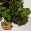ヨシヨッシー's cooksnap of when they made ブロッコリーとエビのバジルソース炒め！.