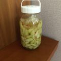 azusonomi's cooksnap of when they made らっきょうの下漬け〜甘酢漬け(保存版).