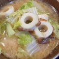 わたるんママ's cooksnap of when they made ちくわでだし味アップ！白菜の味噌汁.