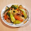 Richland☆Y's cooksnap of when they made 豚こま肉とチンゲン菜のキムチ炒め.