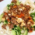 さかなままん's cooksnap of when they made 豆腐とひき肉の肉味噌冷やしうどん.