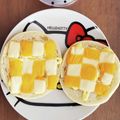ＭEGUMI❤︎'s cooksnap of when they made イングリッシュマフィンで《カリｯもち♡》.