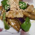 ばあばの一品's cooksnap of when they made 豚肉ピーマン茄子のオイスターソース炒め.