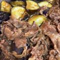OrangeC's cooksnap of when they made なすと牛肉のオイスター炒め.