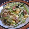 トキキング's cooksnap of when they made もやしと卵とウインナーのバター醤油炒め.