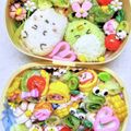 ☆ミルミル's cooksnap of when they made すみっコぐらし＊白くま&ペンギンキャラ弁.