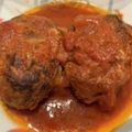 Stacieee's cooksnap of when they made トマト缶の煮込みハンバーグ♪.