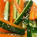 らぶとほーぷ's cooksnap of when they made 袋でもみもみ♪胡瓜と人参のサラダ漬物★.