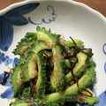 やよい食堂's cooksnap of when they made ゴーヤの塩こんぶ和え.