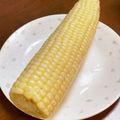 ごまかーちゃん's cooksnap of when they made レンジでとうもろこし.