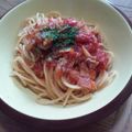 ねこはがき's cooksnap of when they made フレッシュトマトパスタ.