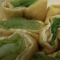 あゆたっくん's cooksnap of when they made １００円つまみ！すしあげのレタスロール.