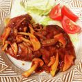 himeKK's cooksnap of when they made 煮込みハンバーグきのこソース何食べ#25.