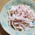ねこのおかあさん☆'s cooksnap of when they made 大根とツナのうめぇ〜サラダ♪.