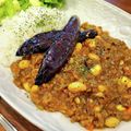 yuki★haru's cooksnap of when they made 市販ルーで☆挽肉と大豆のカレーライス.