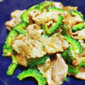 ペコリーナの台所's cooksnap of when they made ゴーヤと豚肉のめんつゆ辛子マヨ炒め.