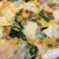 caruga's cooksnap of when they made 話題入♪豆腐と法蓮草の納豆チーズ焼き.