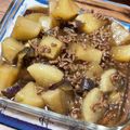 ぷーちゃん7's cooksnap of when they made 超簡単♪大根とナスのひき肉トロトロ餡かけ.