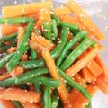 ぜんだいママ's cooksnap of when they made インゲンとにんじんの胡麻和え.