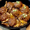 ばたみそーぱん☆'s cooksnap of when they made 超簡単しいたけの肉詰め☆味噌チーズ味.