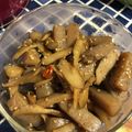 milsalud's cooksnap of when they made こんにゃくとごぼうの甘辛煮.