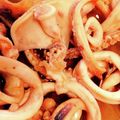 こずっぺ's cooksnap of when they made 余り物で作るイカと豆腐の煮物です.