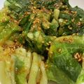 ともチップっぷー's cooksnap of when they made 茹でロメインレタス☆やみつきタレで♬.