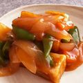 asuka5296's cooksnap of when they made なんちゃって…☆酢豚/高野豆腐.
